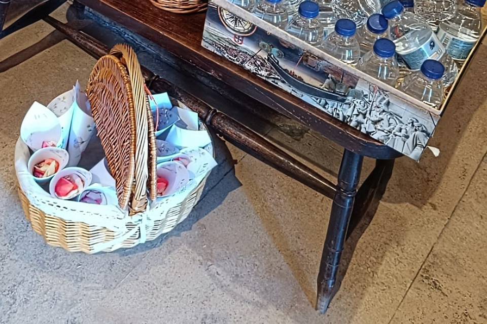 Conforto durante a cerimónia