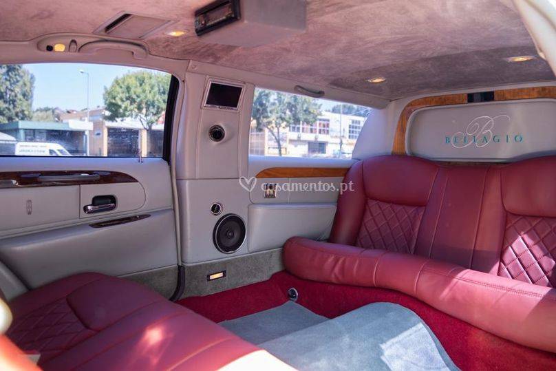 White Limo interior