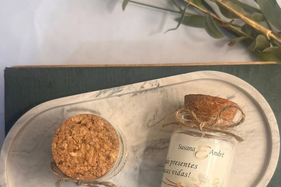 Vela Aromática - Frasco Rolha