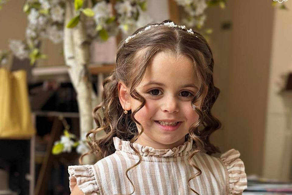 Penteado Menina das Alianças