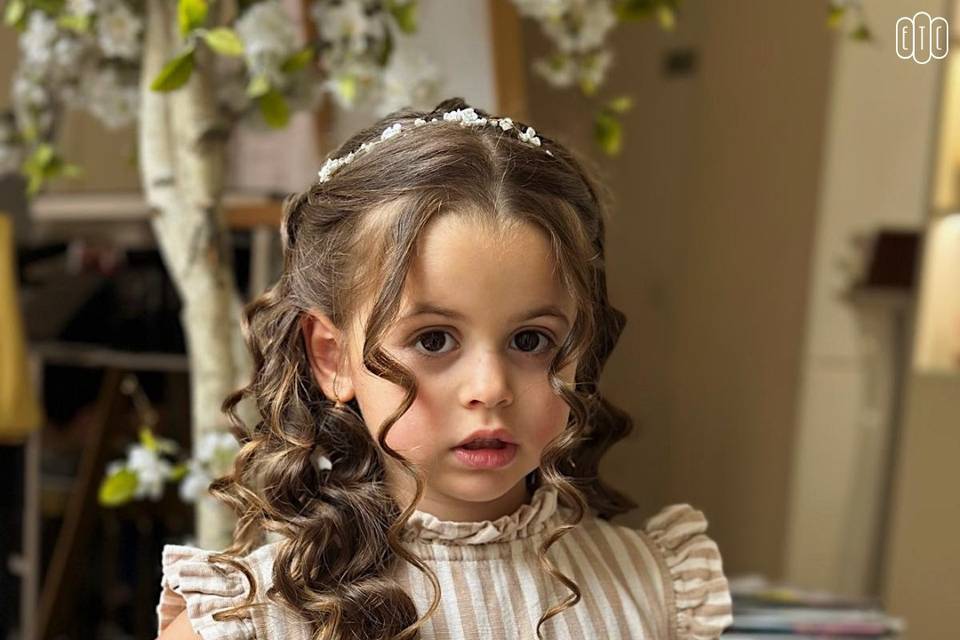 Penteado Menina das Alianças