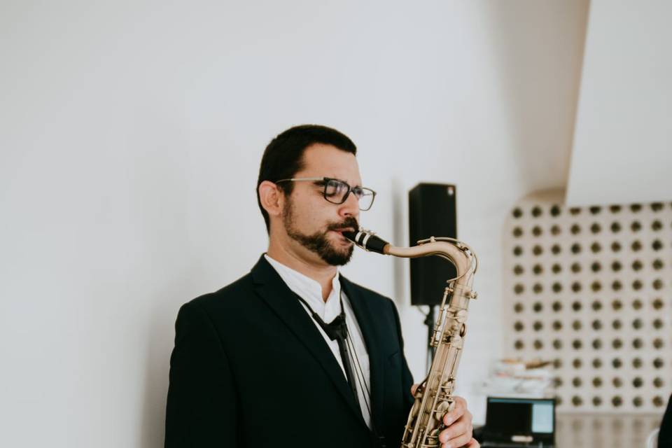 Saxofonista Bernardo Venâncio