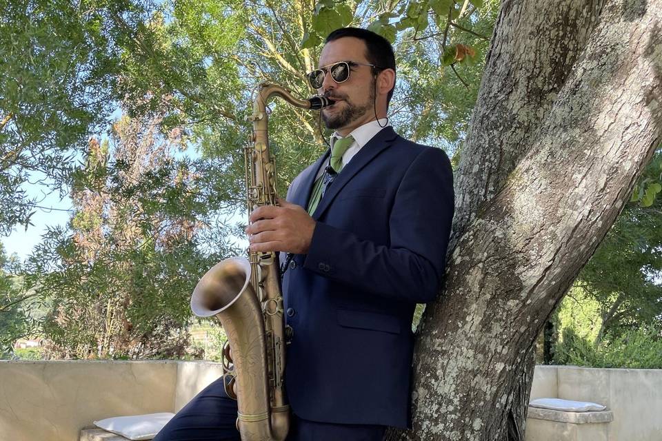 Saxofonista Bernardo Venâncio