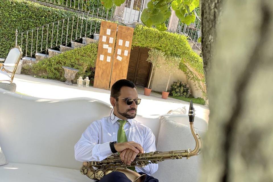 Saxofonista Bernardo Venâncio