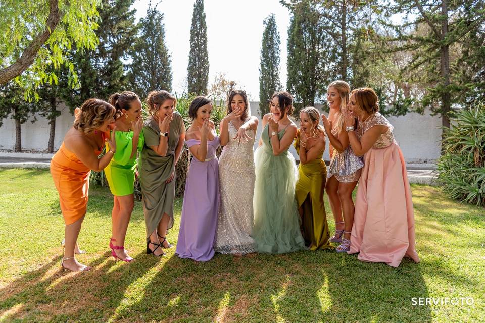 Noiva e Damas