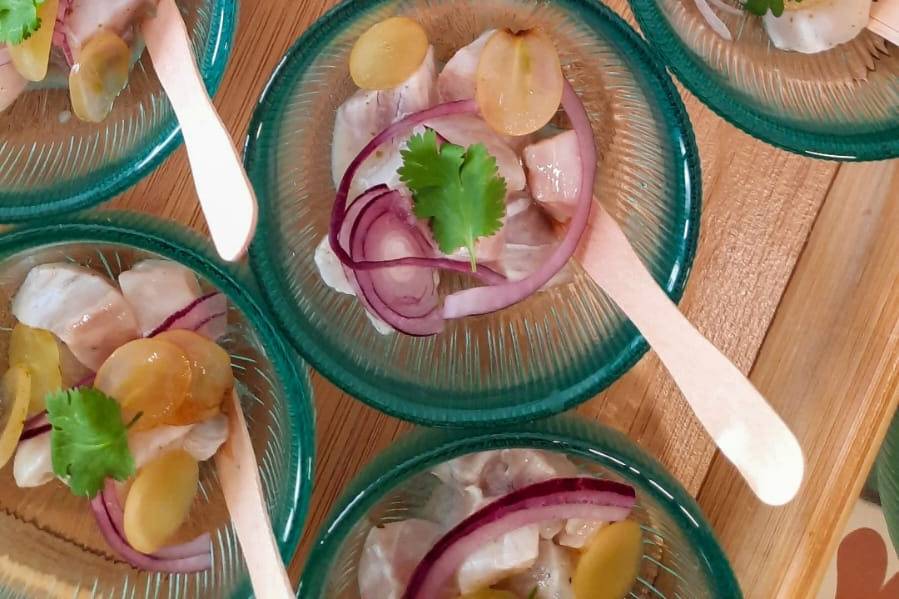 Ceviche de robalo