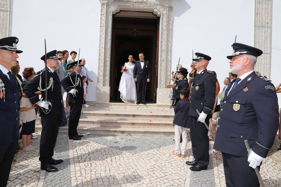 A saida Igreja