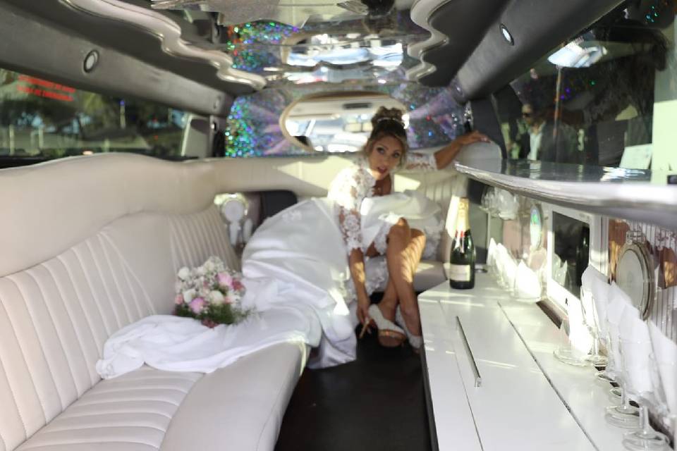 Noiva na limousine