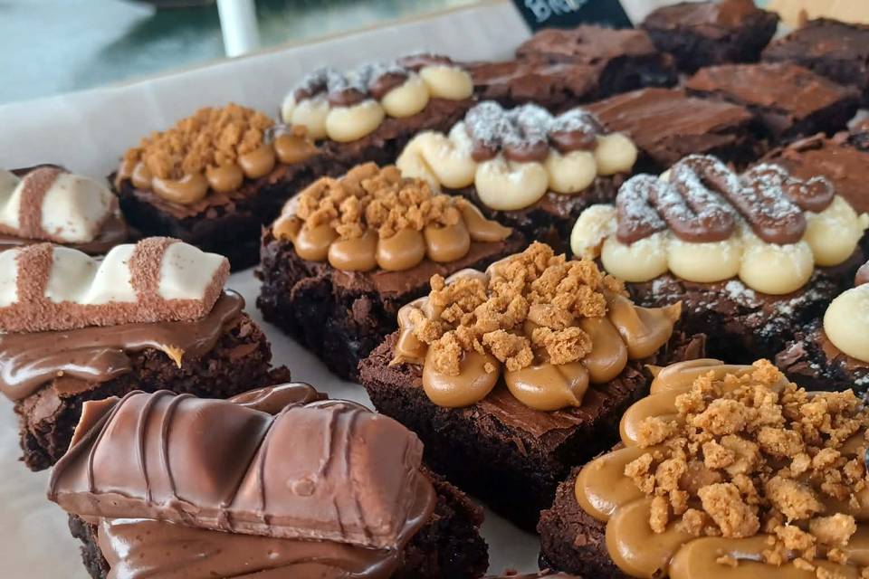 Brownies de vários sabores