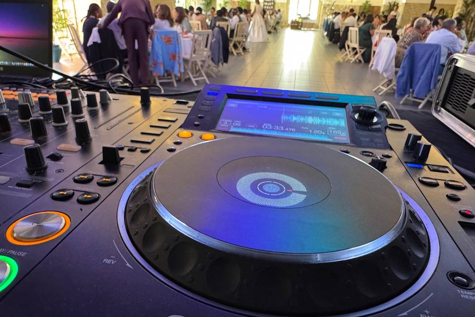 Tudo pronto para a música