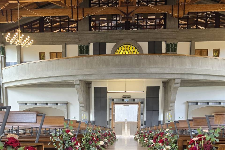 Decoração de igreja casamento