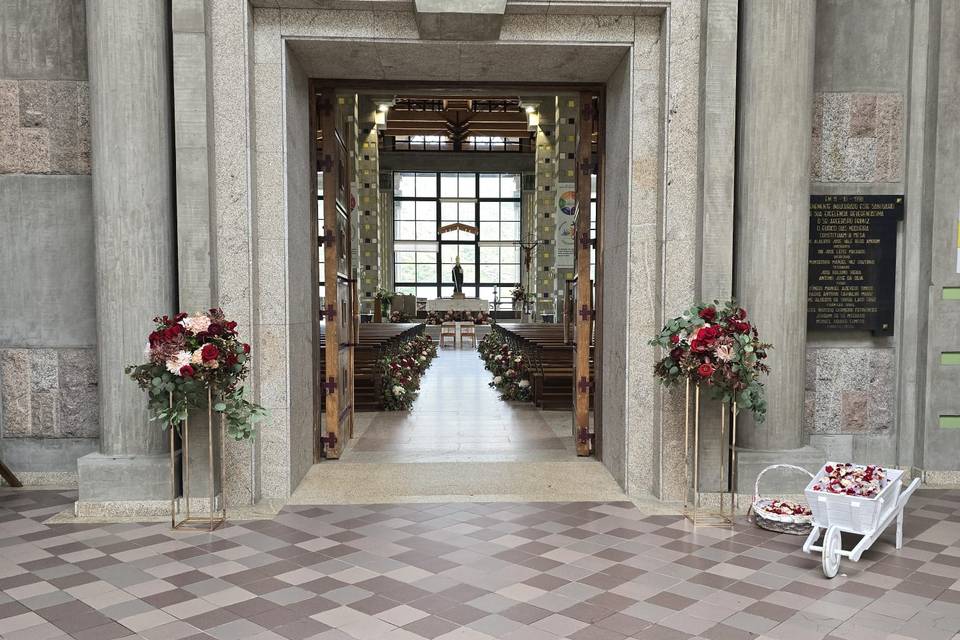 Decoração de igreja casamento