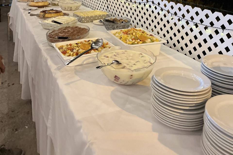 Buffet sobremesas