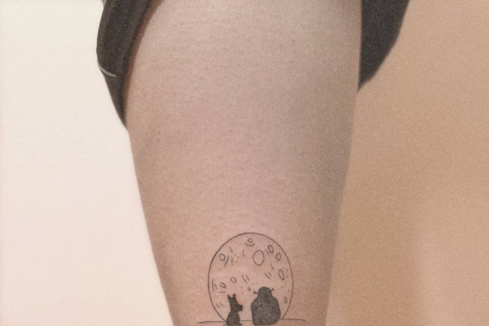 Tatuagem de duas amigas