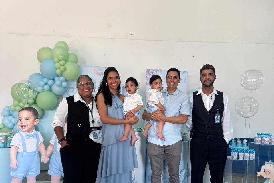 Aniversário 1 ano gêmeos