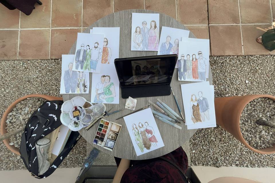 Ilustração ao vivo