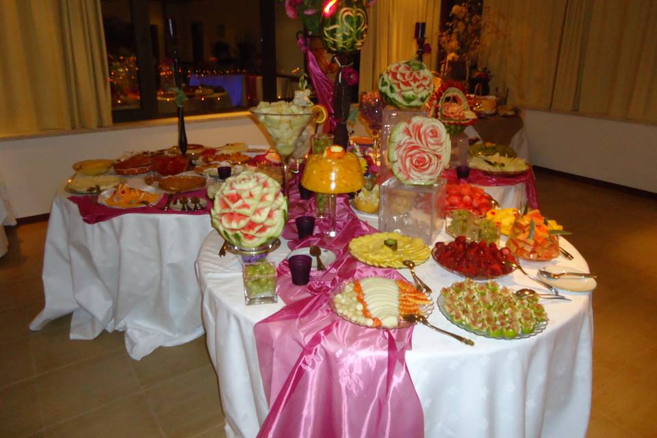 Ceia Buffet - mesa de frutas