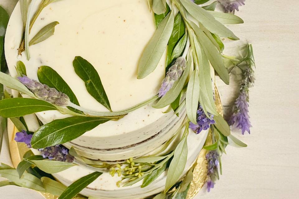 Lavender-Olive Tree Cake