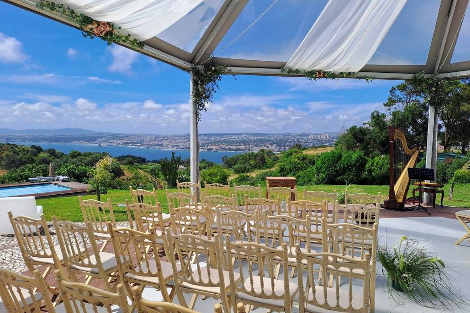 Casamento com harpa