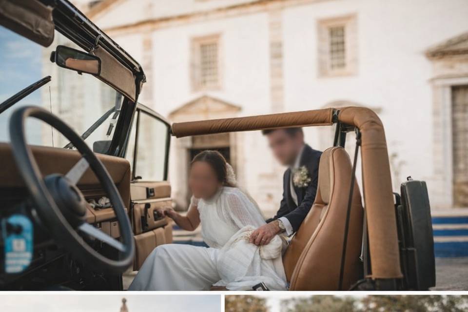 Jeep clássico descapotável
