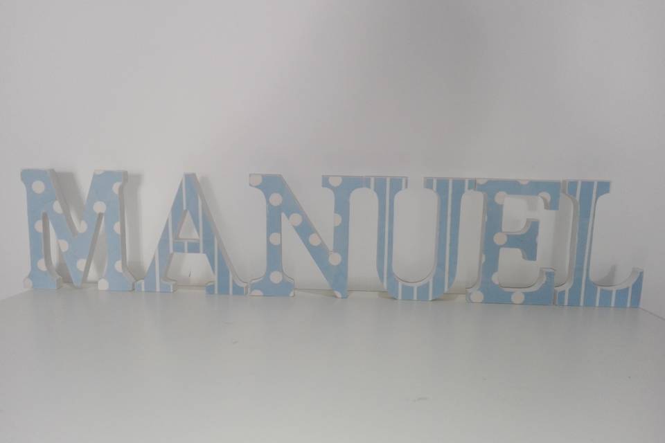 Letras decoradas