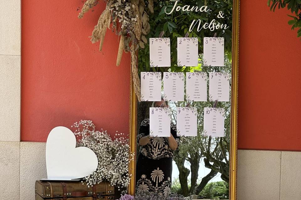 Bodas 25 anos lilás e roxo