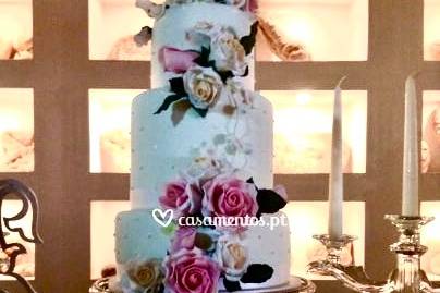 Wedding Rose Cake