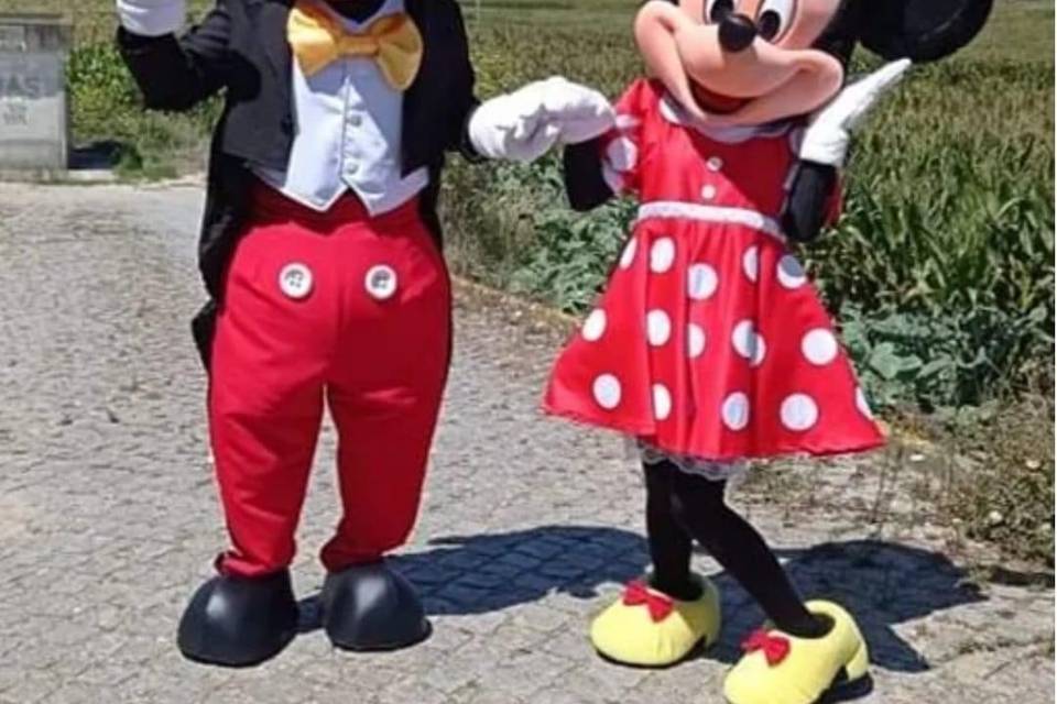 Mascotes Mickey & Minnie