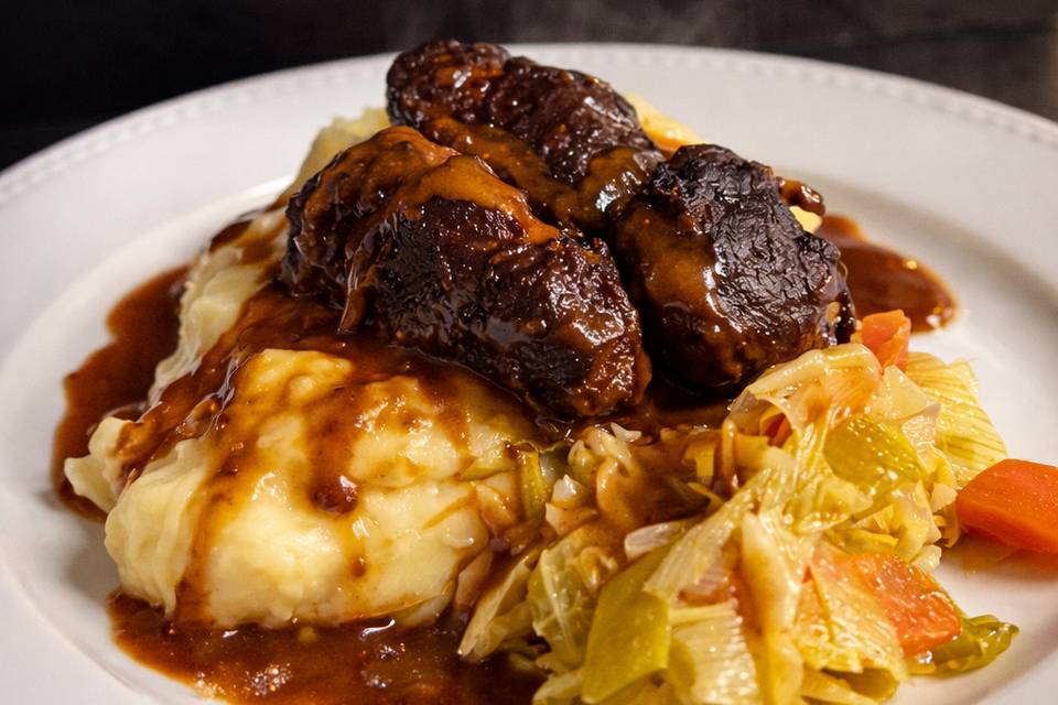 Bochecha assada a baixa temp