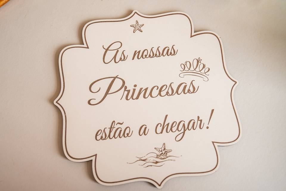 Placa de entrada igreja