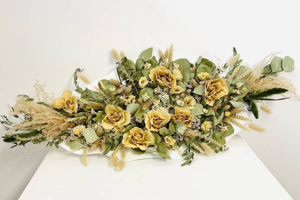 Flores secas personalizada