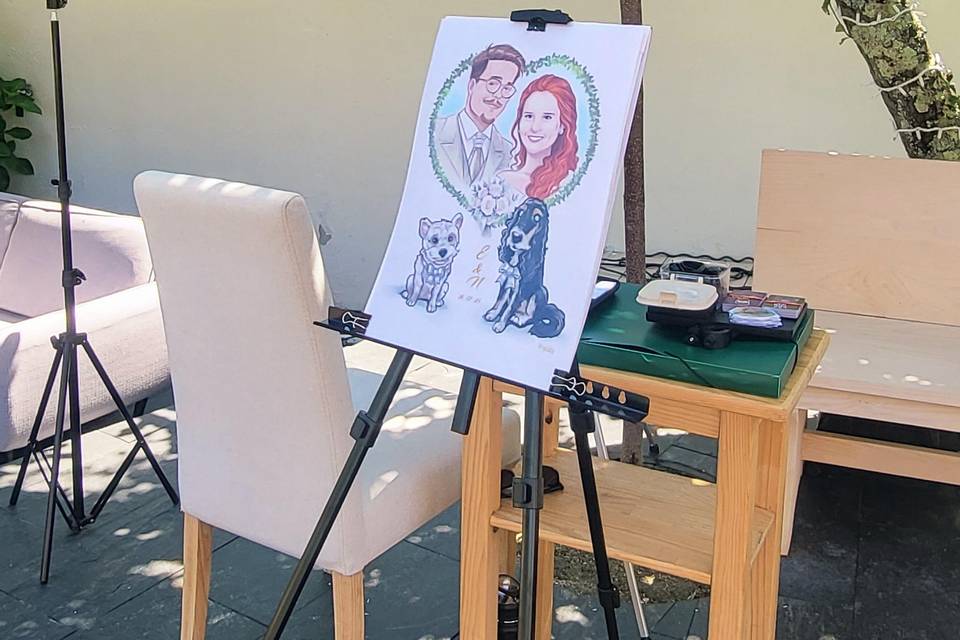 Arte Digital Casamento