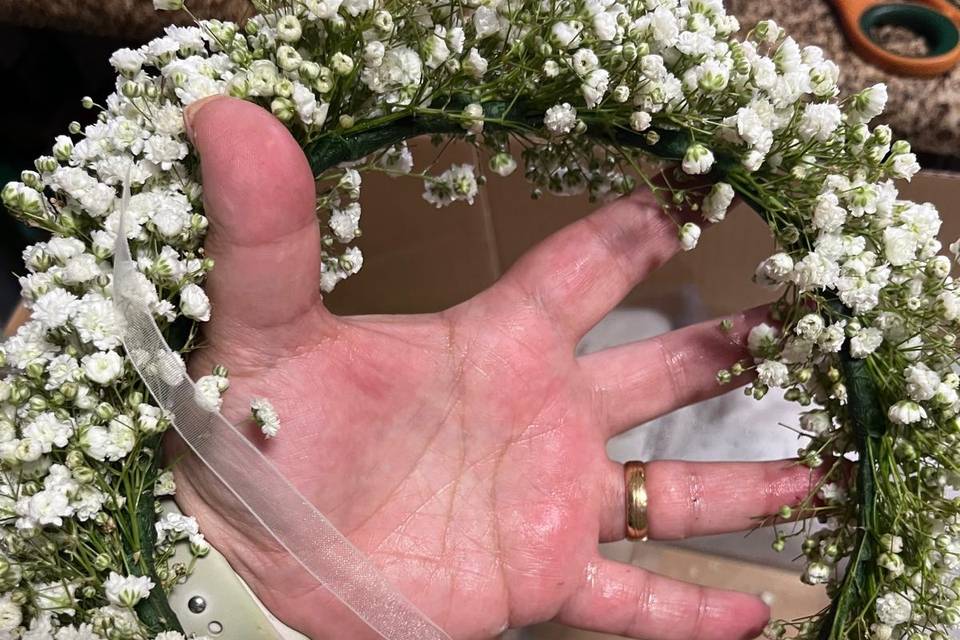 Tiara menina das alianças