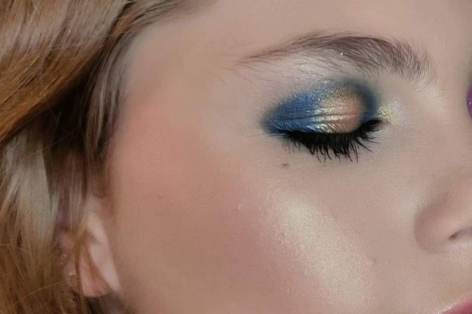 Smokey eye rosa