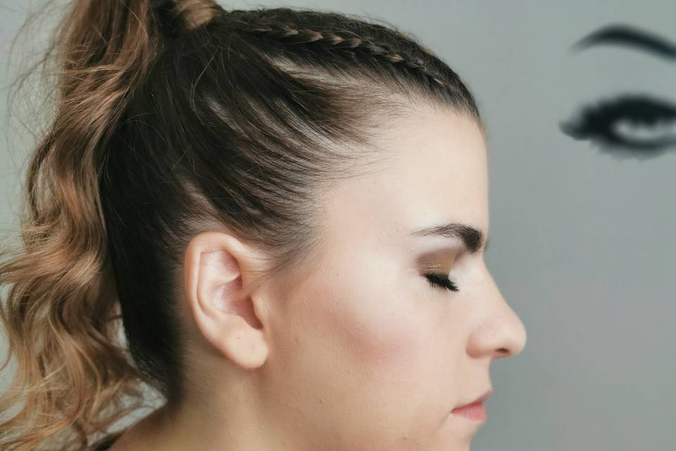 Makeup+penteado