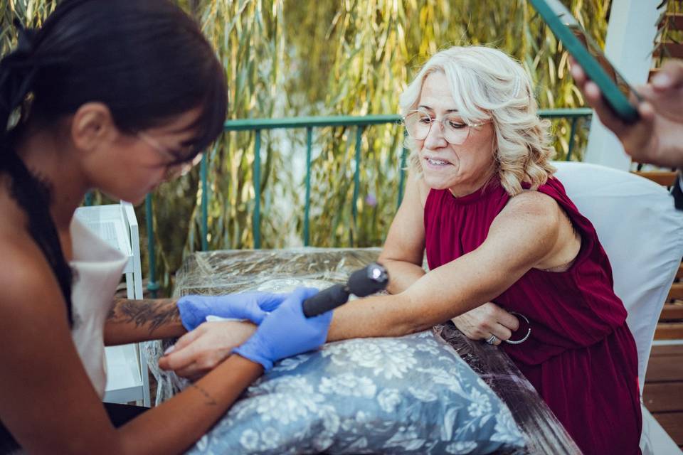 Uma convidada muito especial.