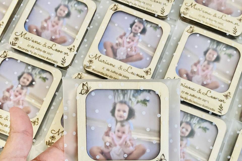 Moldura com foto e iman