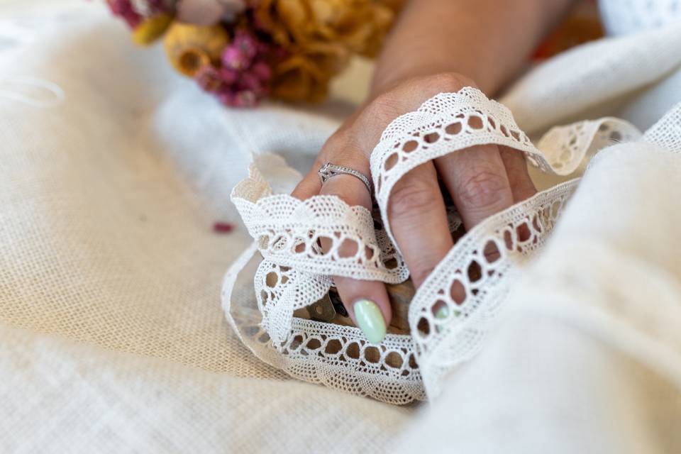sapatos noiva detalhe renda