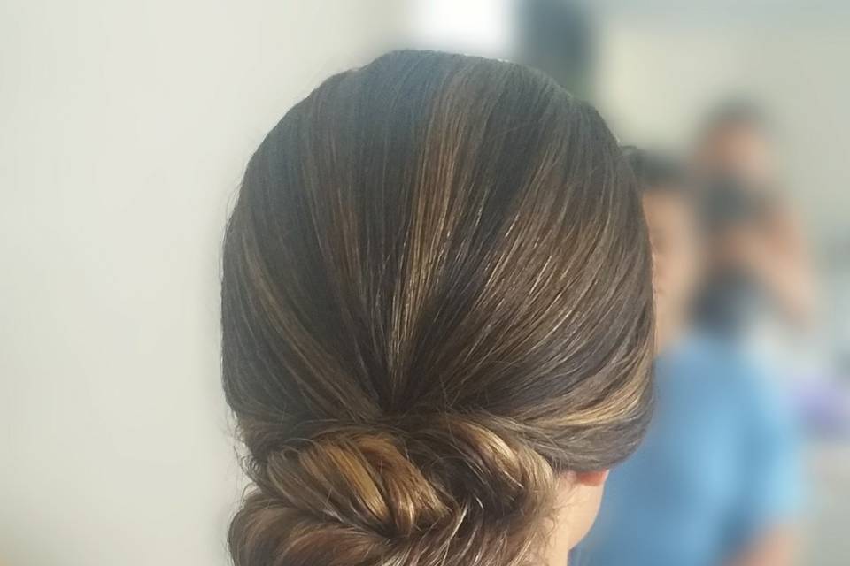 Penteado de convidada