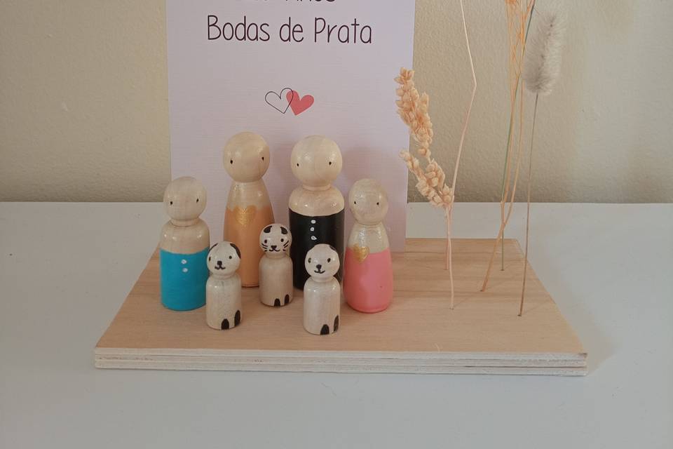 Peg dolls Familia