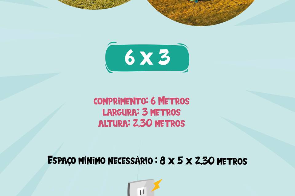 Insuflável 6 x 3