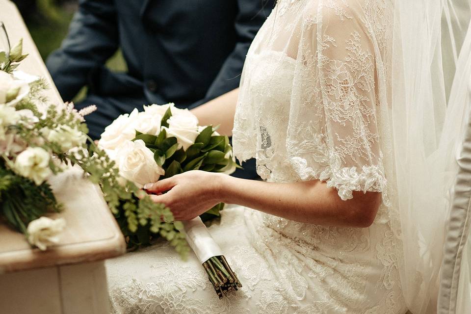 Bridal bohemian hair