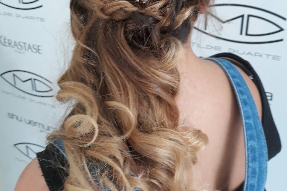 Penteado com trança