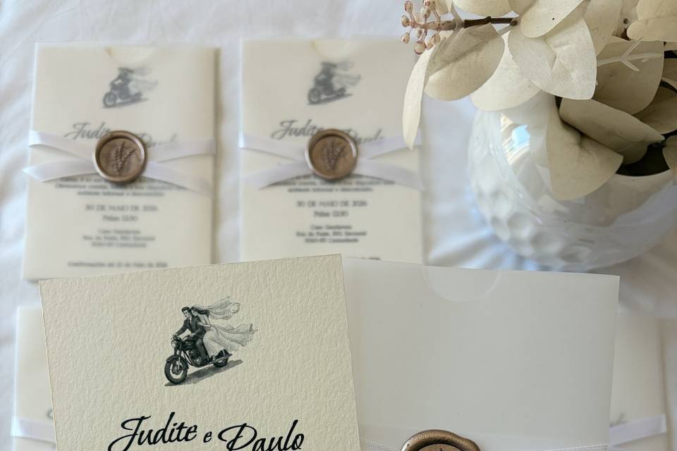 Convites de casamento