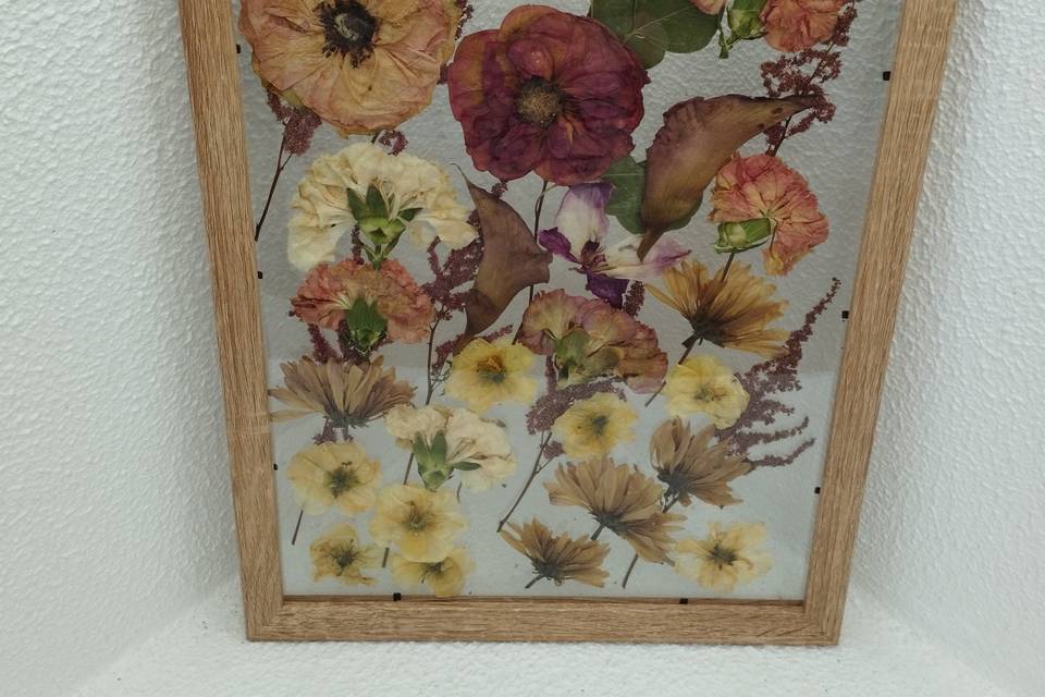 Quadro prensado 30x40.