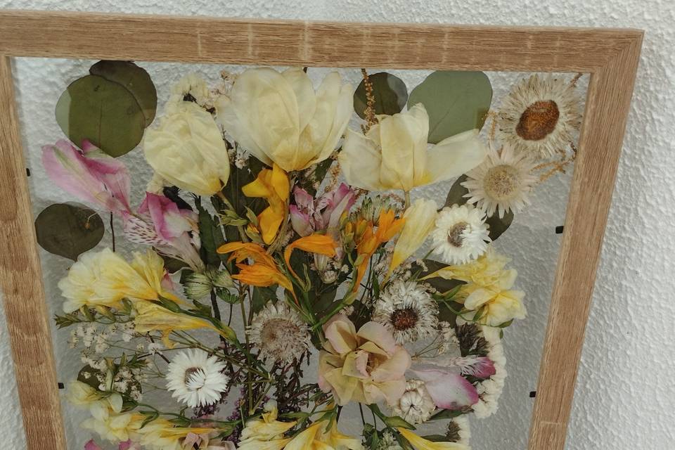 Quadro prensado 30x40.