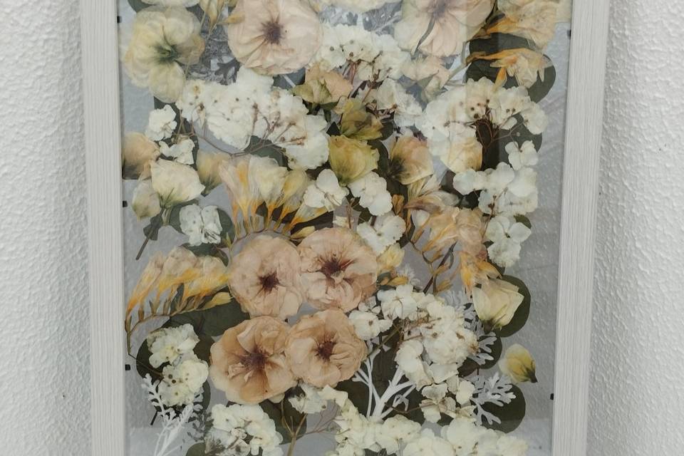 Quadro prensado 30x40.