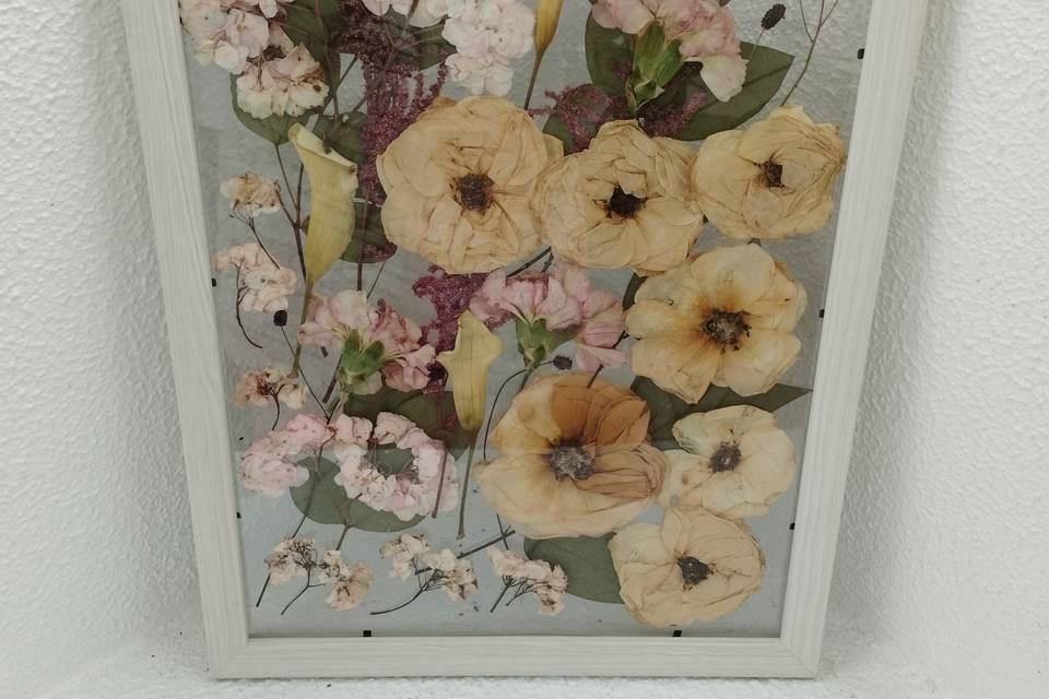 Quadro prensado 30x40.