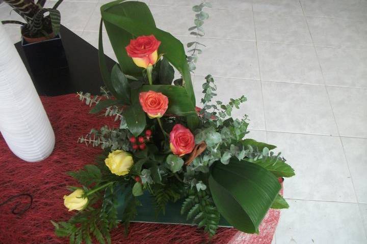 5 rosas