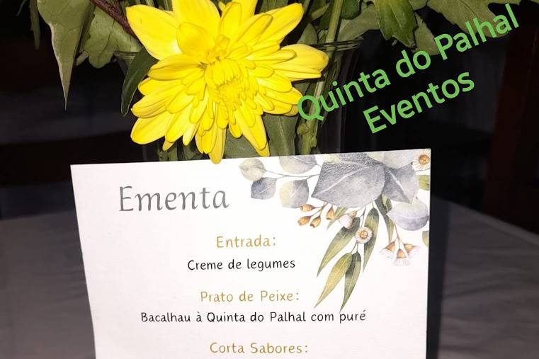Ementa casamento